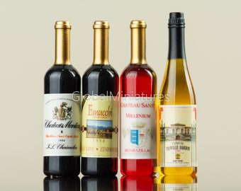 dollhouse wine bottles