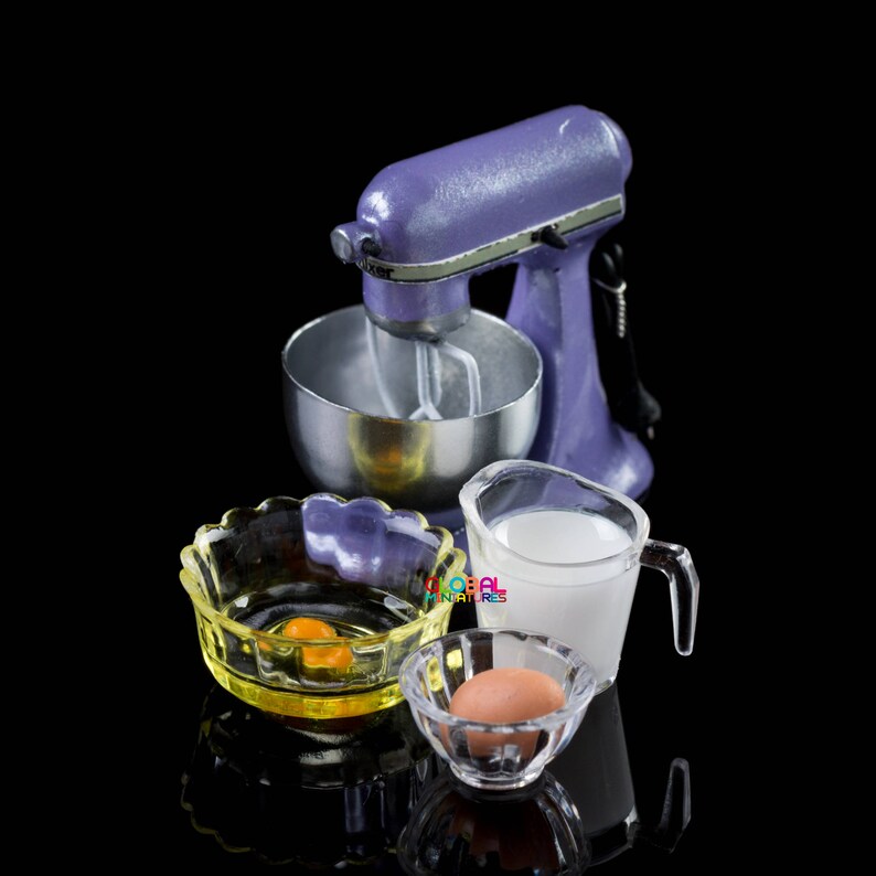 Dollhouse Miniatures Collection of Kitchen Aid Stand Mixer Etsy