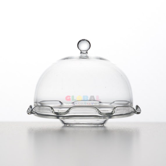 Dollhouse Miniatures Copri torta rimovibile a forma di cupola piastra del  cerchio capesante variazione 2,5 5,0 cm -  Italia