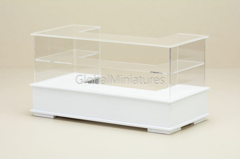 acrylic dollhouse bookcase