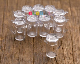 Dollhouse Miniature Clear Plastic Water Jug – 1/12 Scale Kitchenware