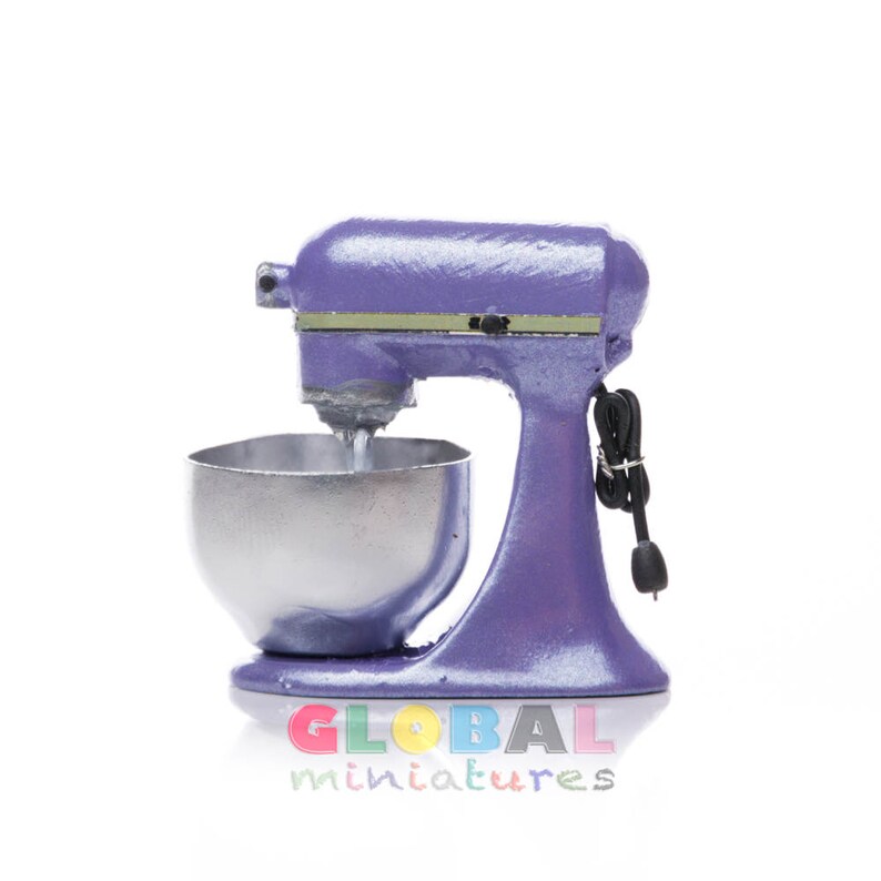 Dollhouse Miniature Pastel Purple Kitchen Aid Mixer Etsy