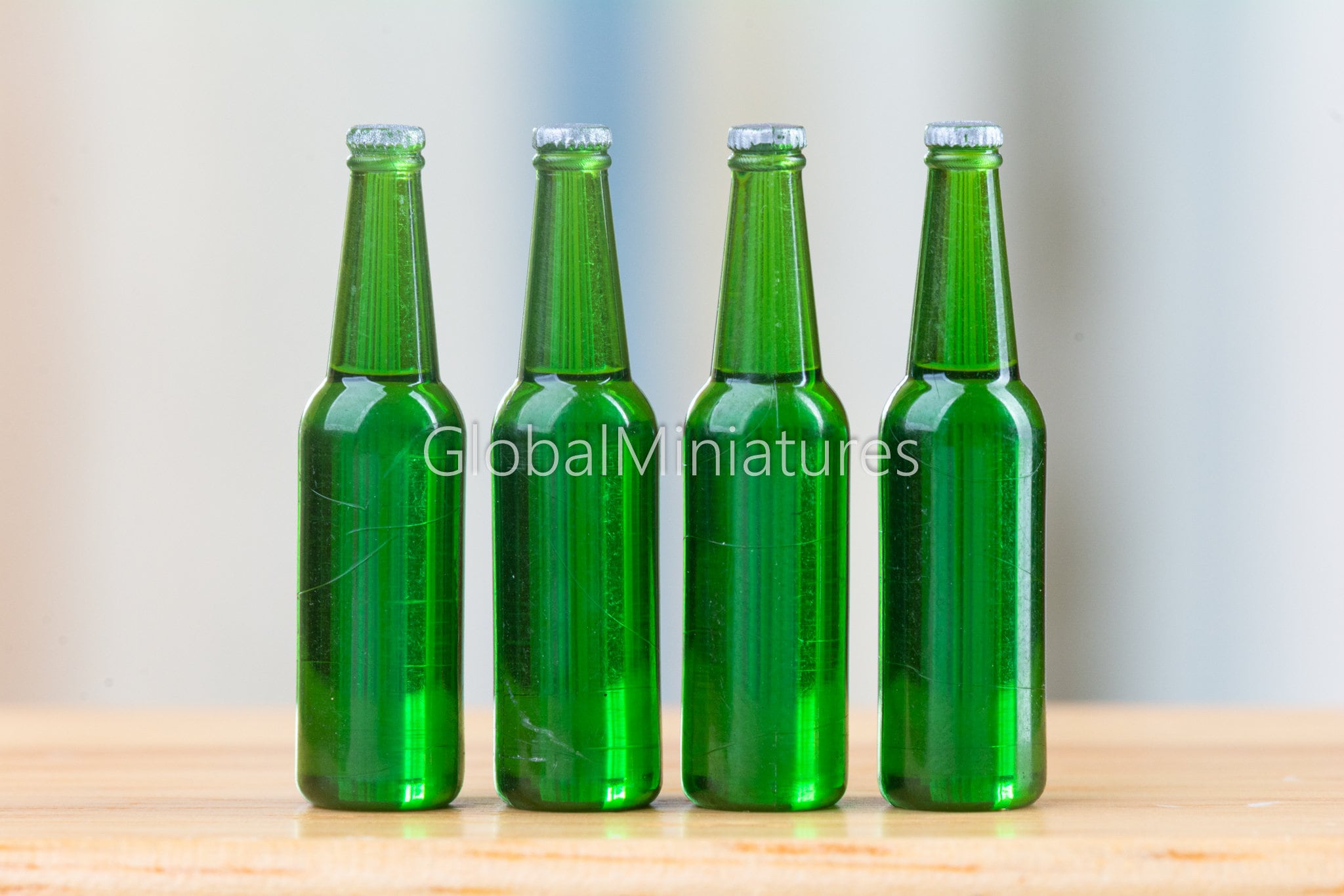 Puppenhaus Miniatur Flasche von Budweiser Bier 1:12 Maßstab 