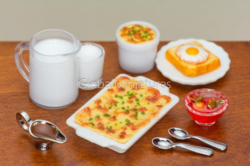 50 Piece Spoons Dollhouse Miniatures Supply Food Deco//Artist