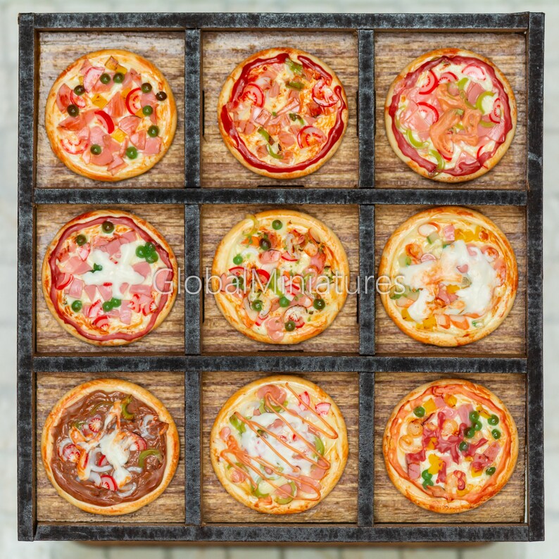 Dollhouse Miniatures Complete Collection of Round Italian Etsy