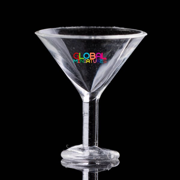 Plastic Martini Glass Etsy