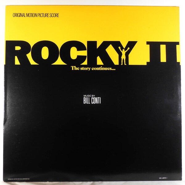 Rocky II Vinyl LP Orig Motion Picture Score by Bill Conti