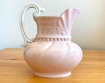 Vintage 1950s Lenox Colonial Collection Pink Creamer Pitcher - Mint Moon Shoppe