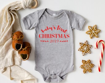 baby's 1st christmas baby grow