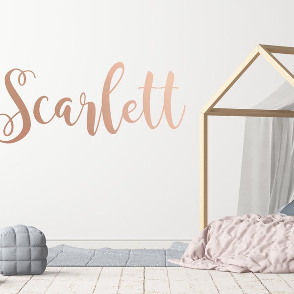 Rose Gold Wall Decal Etsy