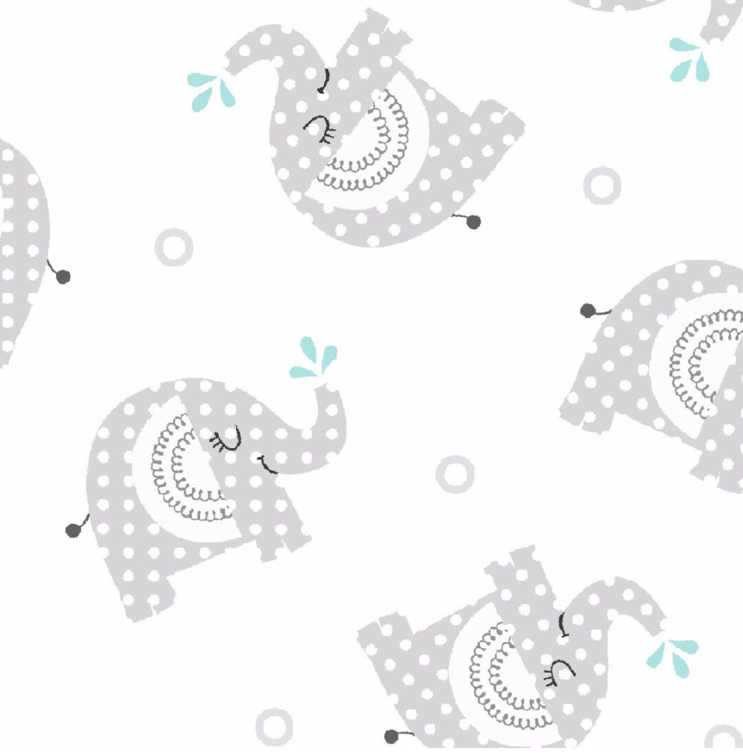 Elephant Cot Bedding Elephants Cot Sheets Gender Neutral Nursery Gender