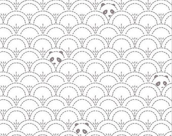 Organic Cotton Panda Cot Sheet – Handmade Nursery Bedding