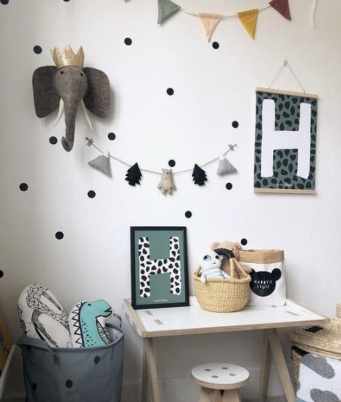 Polka dot decals rose gold polka dot decals circles Etsy