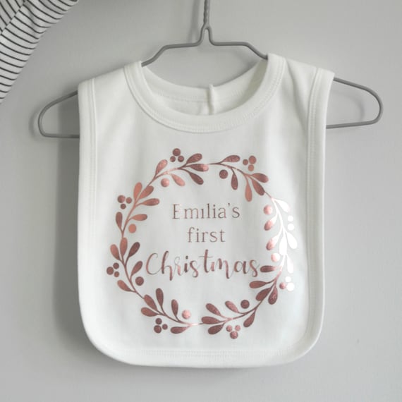 first christmas bib
