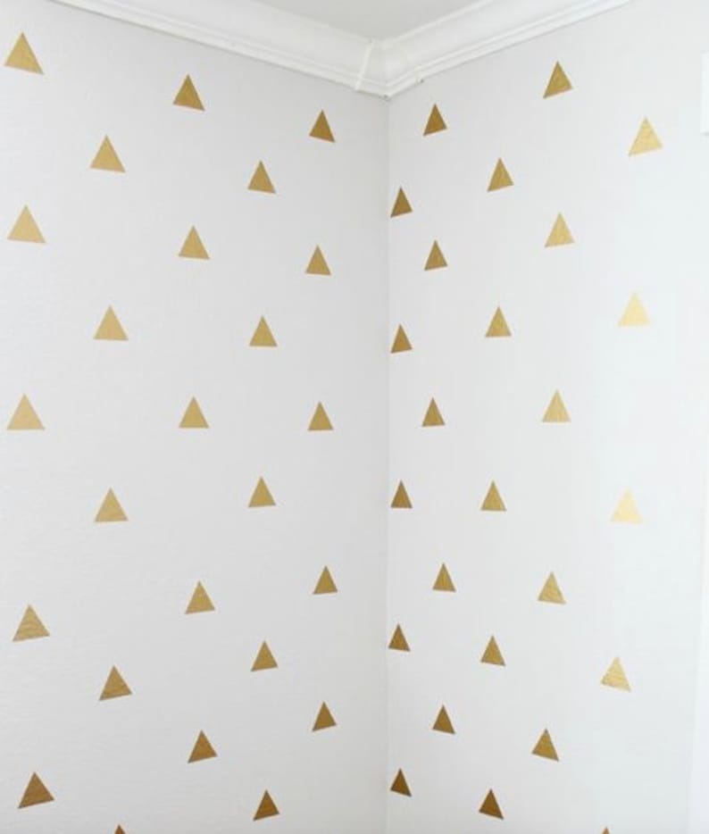 Triangle Decals Nursery Wall Stickers Kids Decor Etsy UK