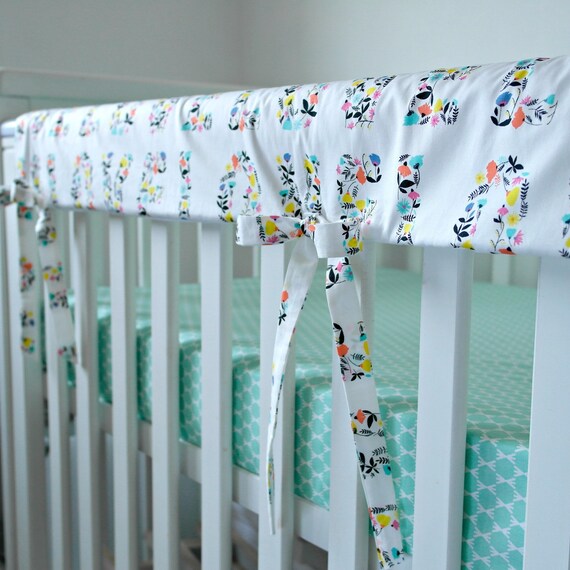 Teething Rail Cover Cot Rail Cover Crib Guard Etsy