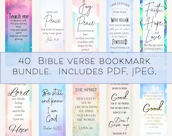 Christian Bookmark PNG Bundle Printable Christian Art Inspirational colorful Bookmarks Digital Download bookmarks for women bible bookmark