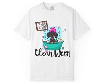 Dachshund Bubble Bath T-Shirt: Playful Dog Lover Tee, Dachshund shirt,