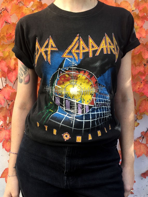 def leppard pyromania t shirt