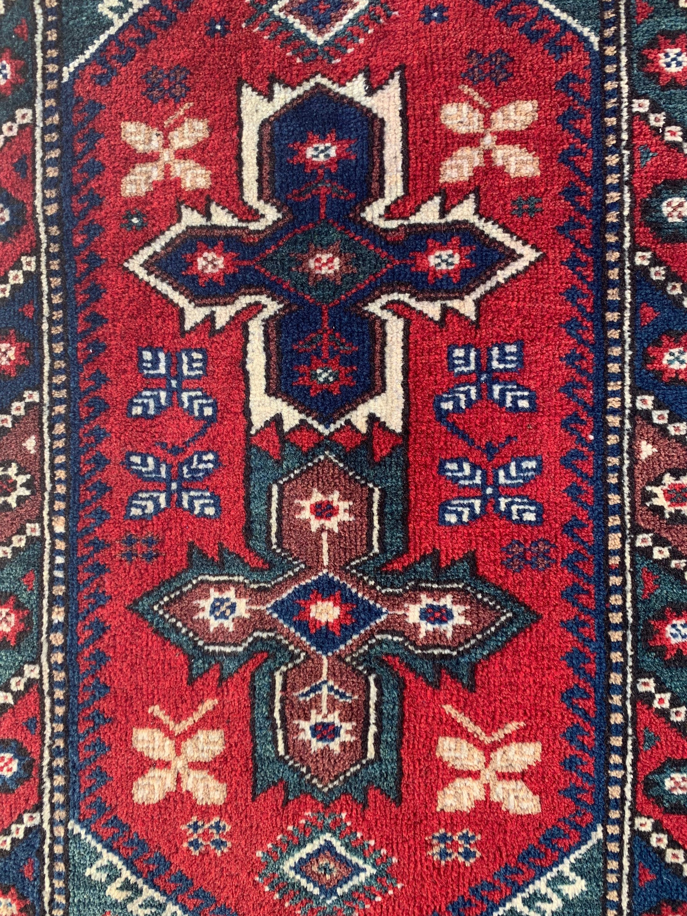 50 X 28 Vintage Hand Made Wool Unique and High Quality Rug Etsy UK