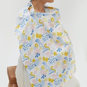 Nursing Cover / Breastfeeding Cover / Organic Muslin Bamboo Cotton / Nursing Apron Baby Dream