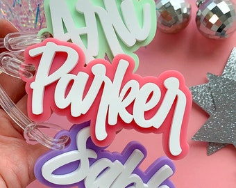 Colorful Bag Tag Name Tag