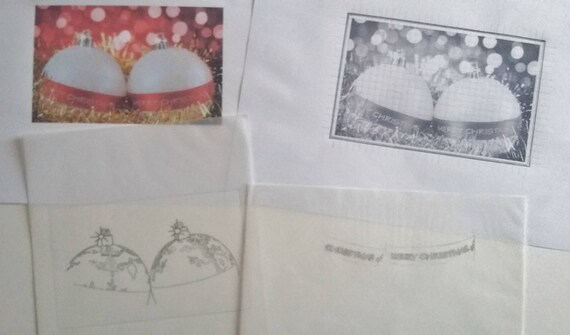 Natale Disegno Di Natale Palline Albero Luci Di Natale Disegno Iperrealistico Da Foto In Bianco E Nero Biglietto Auguri Regalo Di Natale