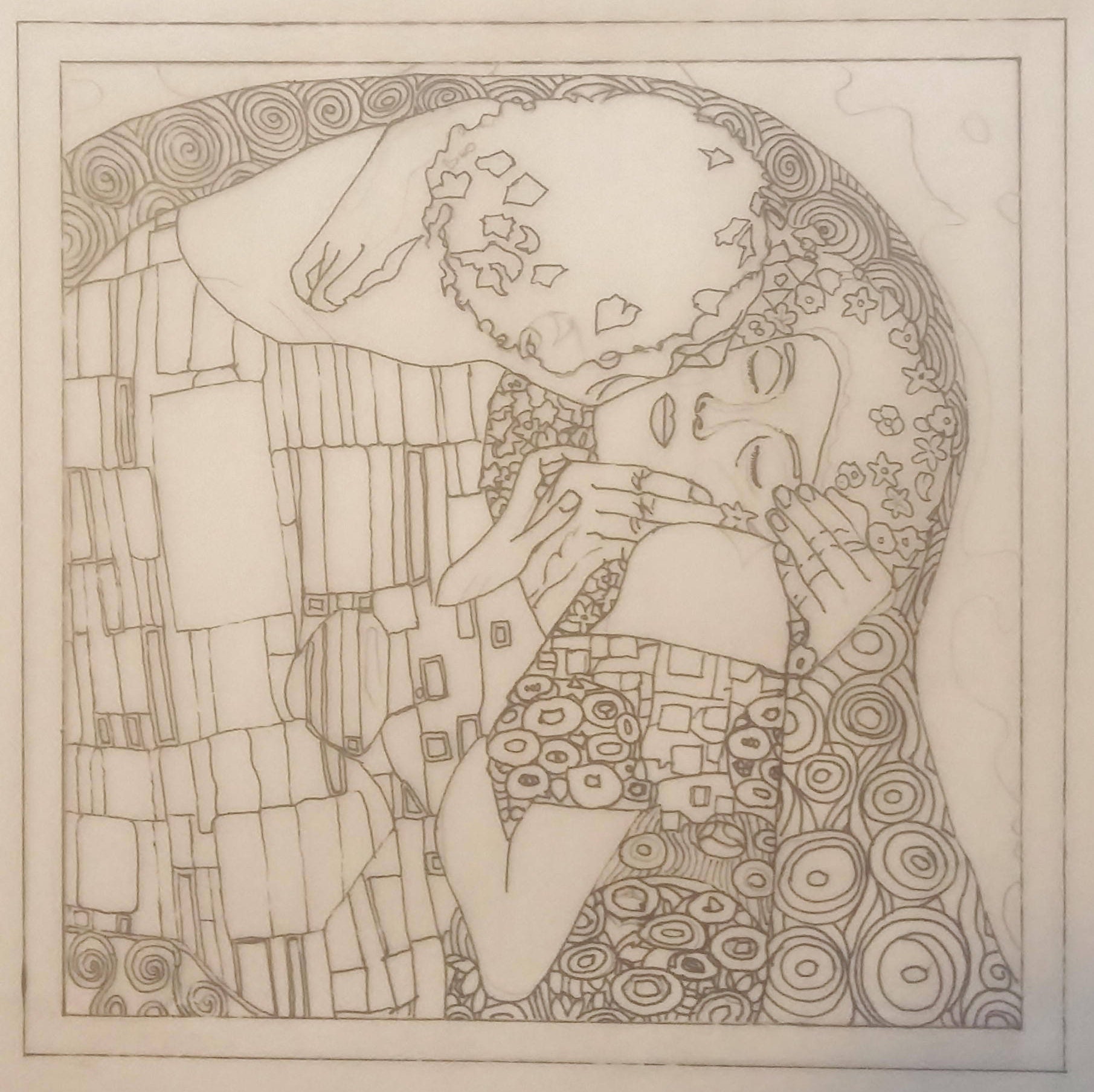 il bacio di klimt quadro originale