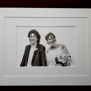 Personalized portrait from photo Gift Anniversary Wedding Pencil portrait Commissioned portrait Example NOT AVAILABLE for SALE image 4