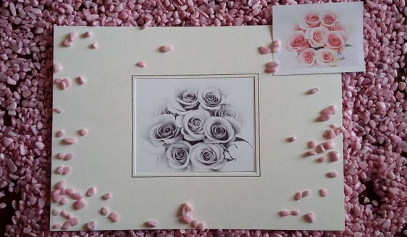 Rose Fiori Disegno A Matita In Bianco E Nero Personalizzato Da Foto Mazzo Di Fiori Bouquet Idea Regalo Ricordo Anniversario Compleanno Amore