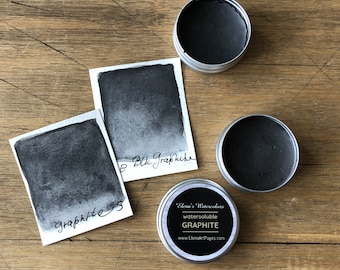 Handmade paint Water soluble GRAPHITE liquid graphite