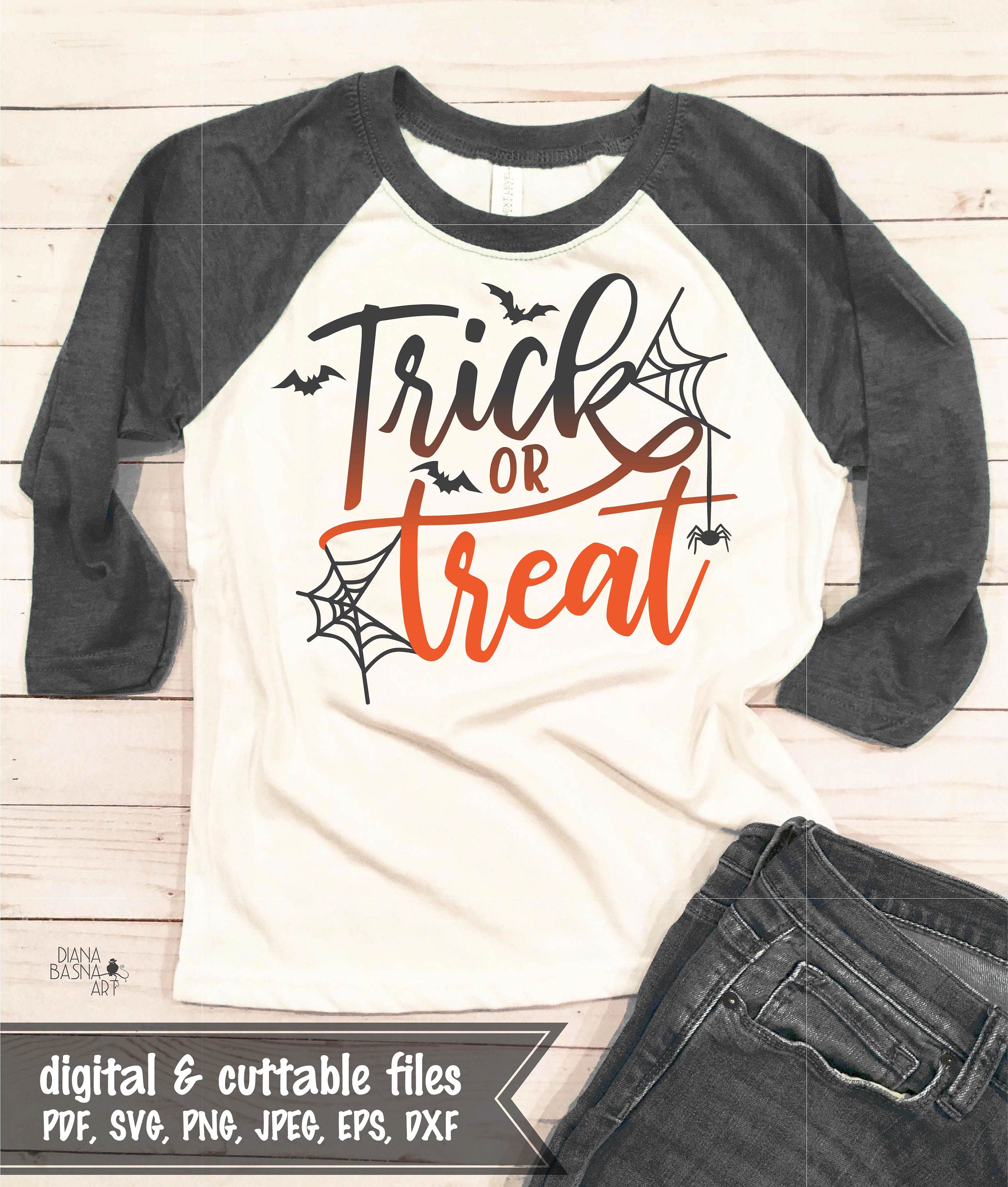Trick or Treat Graphic - Svg Cut File - INSTANT DIGITAL DOWNLOAD ...