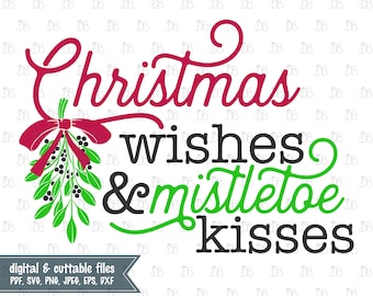 Deseos de Navidad y mistodo como simparás svg cut file - INSTANT DIGITAL DOWNLOAD - gráfico de Navidad de sublimación - Diseño de decoración navideña