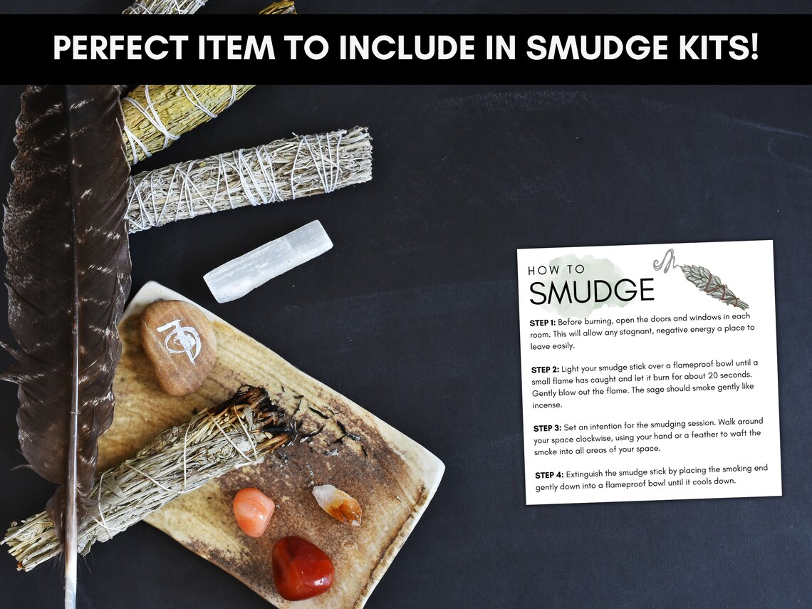 Basics of Smudging Your Home Printable Poster Smudging - Etsy