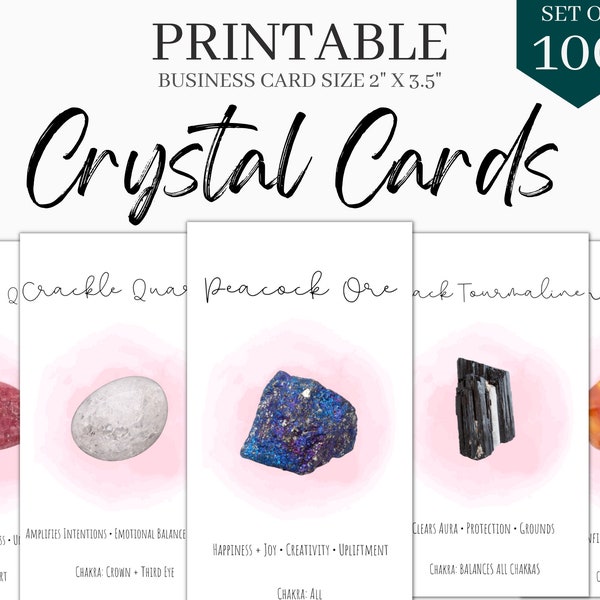 Crystal Color Card Etsy