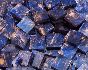 Blue Bronze Van Gogh Glass Mosaic Tiles