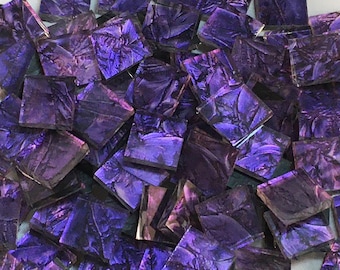 Violet Purple Van Gogh Glass Mosaic Tiles