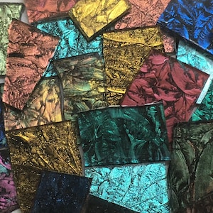 Van Gogh Scrap Stained Glass Mosaic Tiles