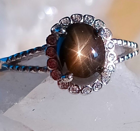 Saphir noir bague sale