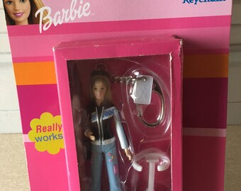 barbie doll keyring