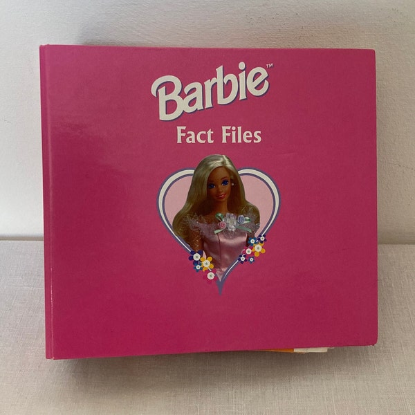 Vintage 1990s Barbie Fact Files Full of Fun Reference Cards