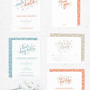 Printable Wedding Invitation Set, Wedding Suite - Etsy
