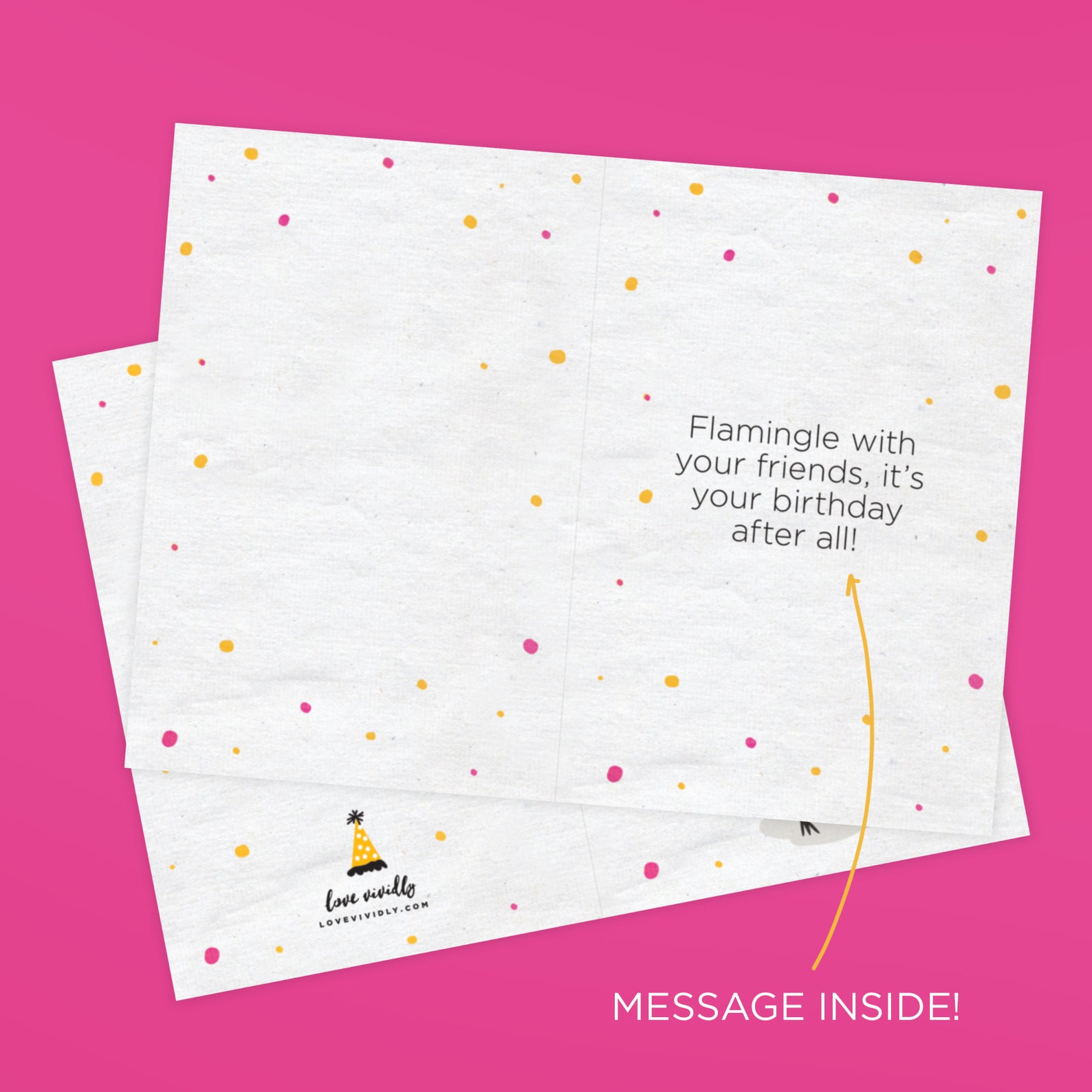 Flamingo Birthday Card Printable, 5 In. X 7 In. Card - Etsy