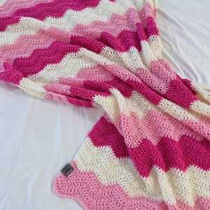 Crochet baby blanket - baby blanket Crochet  -  pink baby blanket - pink crochet blanket - knit baby afghan - nursery decor - baby girl