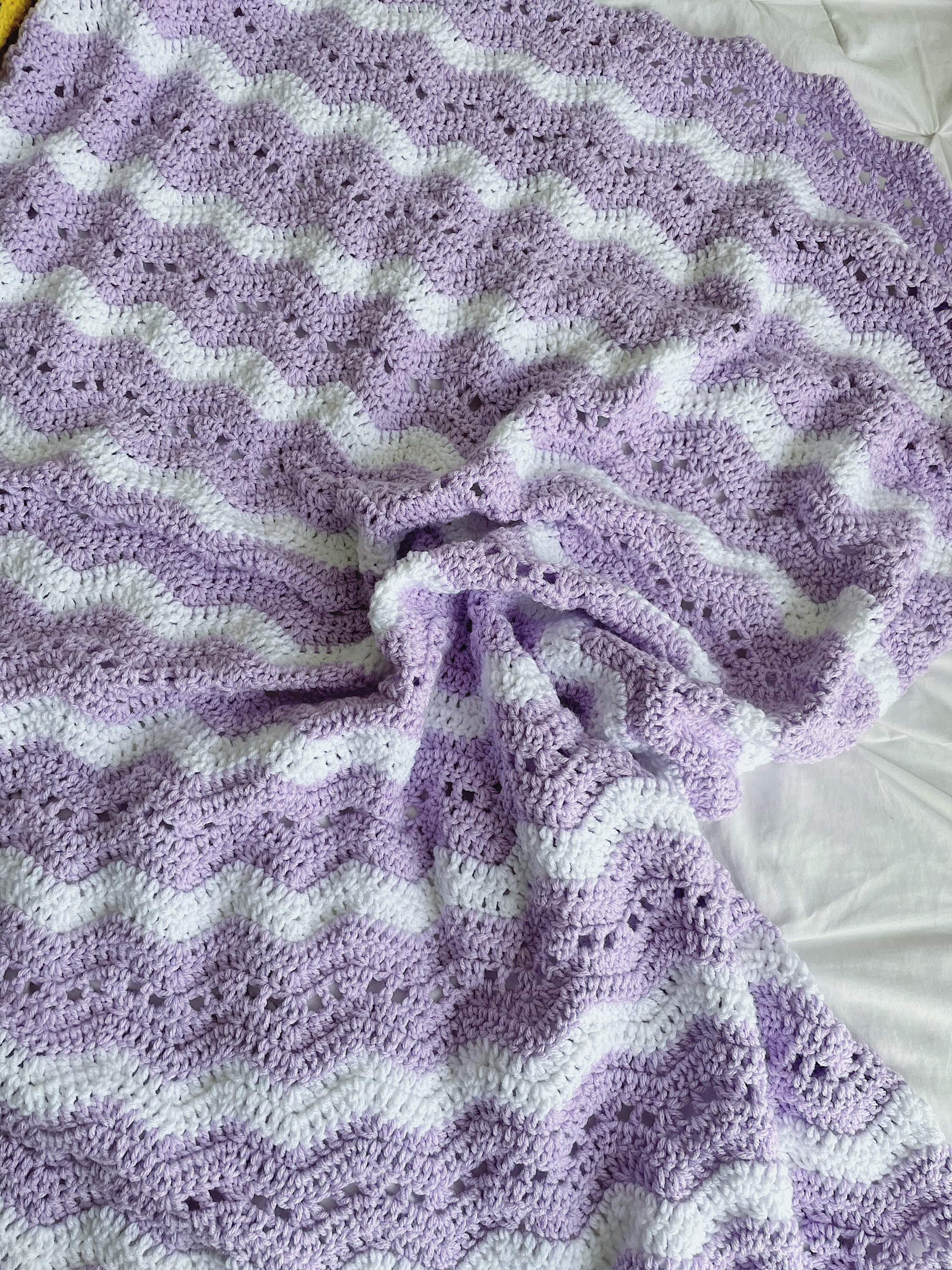 Purple crib blanket sale