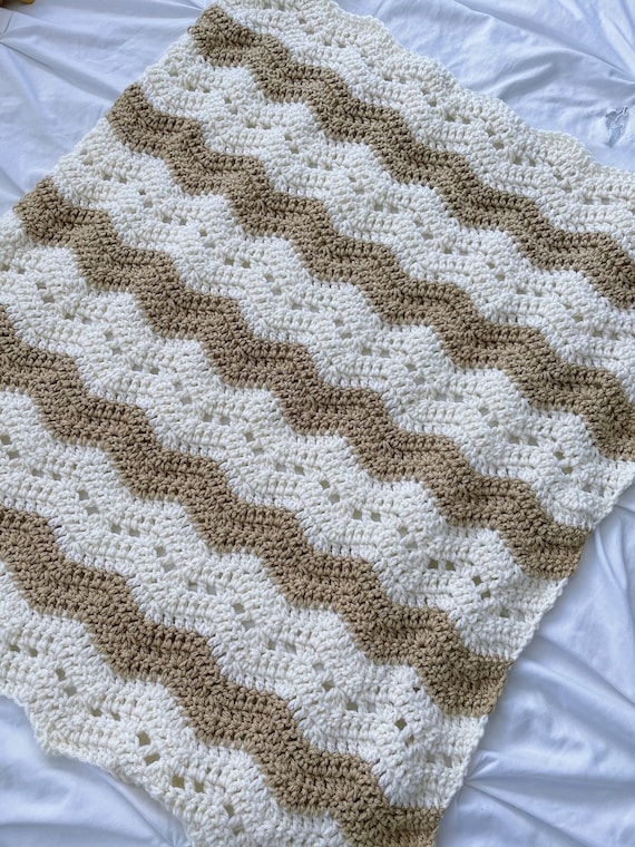 Tan baby blanket deals