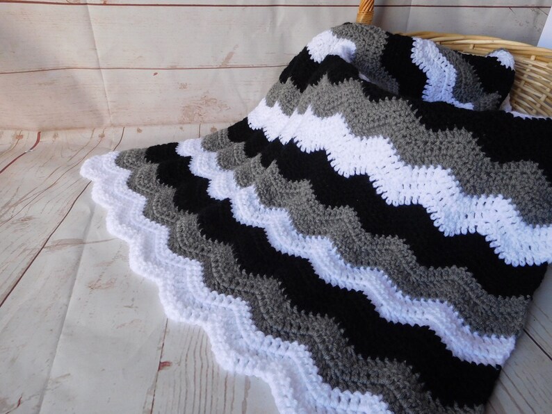 crochet throw black and grey crochet afghan grey and white blanket