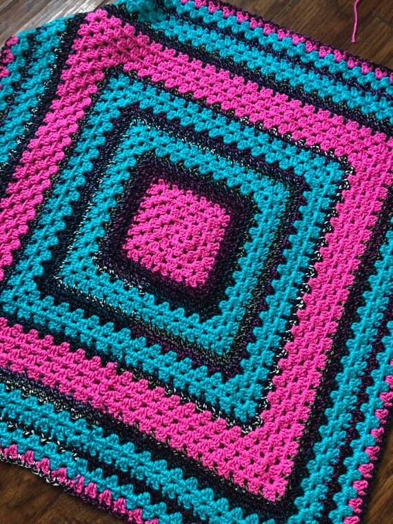 hot pink baby blanket