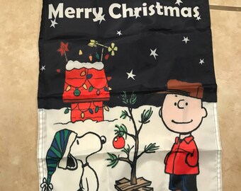snoopy woodstock charlie brown holiday merry christmas 14x18 inch garden flag - Snoopy And Woodstock Christmas snoopy woodstock charlie brown holiday merry christmas 14x18 inch garden flag - Snoopy And Woodstock Christmas