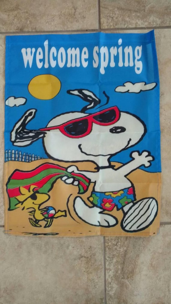 Peanuts Snoopy USA 4th Of July Garden Flag 12/"X18/"-Free Shipping-New In Package